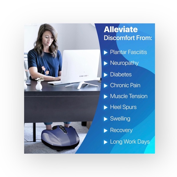 Miko ㋛ Foot Massage Machine ㋛ Remote Heat Knead Compression Shiatsu ㋛ Neuropathy - Picture 14 of 17